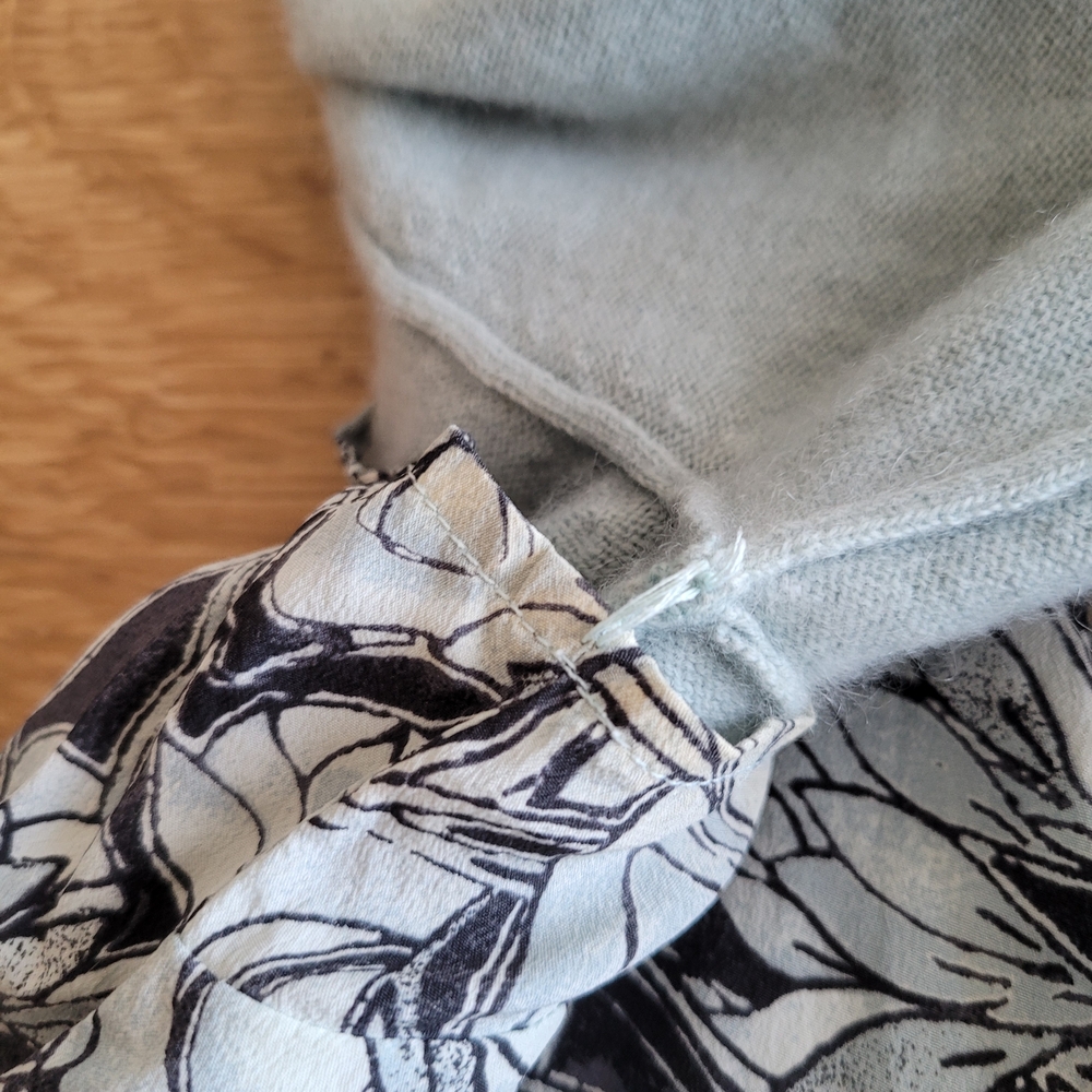 Sigrid Olsen Light Blue Cashmere And Silk Cardigan XS - Picture 13 of 15